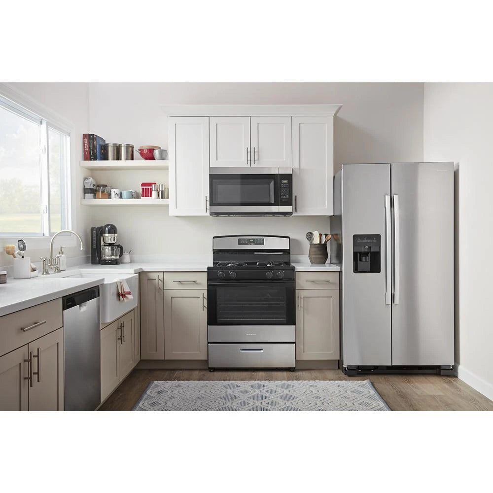 1.6 Cu. Ft. Over-the-Range Microwave with Add 0:30 Seconds - (AMV2307PFS) - AMANA