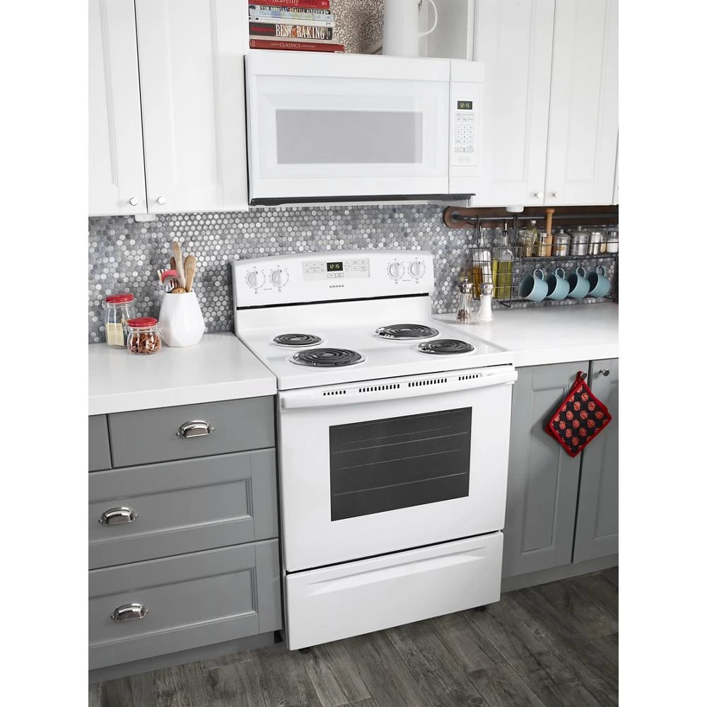 1.6 Cu. Ft. Over-the-Range Microwave with Add 0:30 Seconds - (AMV2307PFW) - AMANA