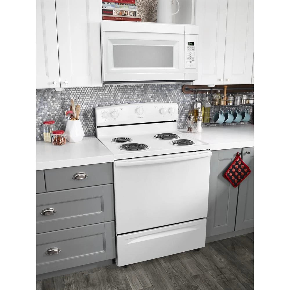 1.6 Cu. Ft. Over-the-Range Microwave with Add 0:30 Seconds - (AMV2307PFW) - AMANA