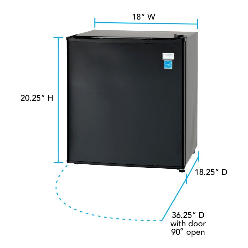1.7 cu. ft. Compact Refrigerator - (AR17T1B) - AVANTI