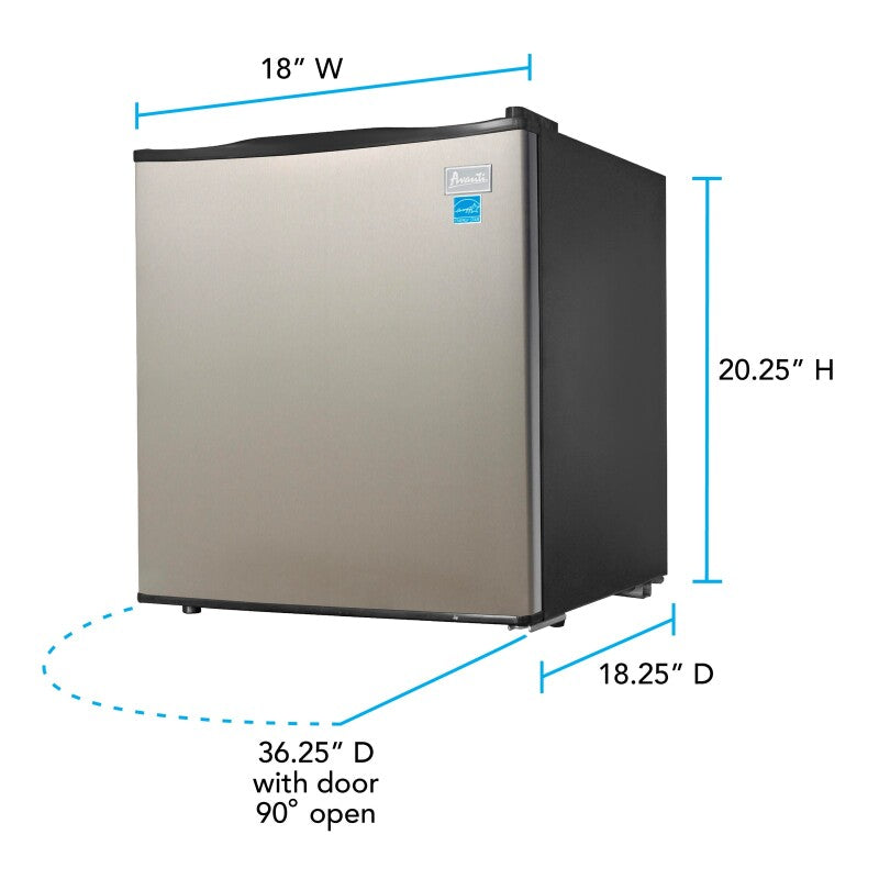 1.7 cu. ft. Compact Refrigerator - (AR17T1B) - AVANTI