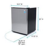 2.4 cu. ft. Compact Refrigerator - (AR24T3S) - AVANTI