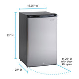 4.4 cu. ft. Compact Refrigerator - (AR4456SS) - AVANTI