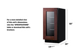 15" Wide Built-In Beverage Center, ADA Compliant (Panel Not Included) - (ASDG1521PNR)
