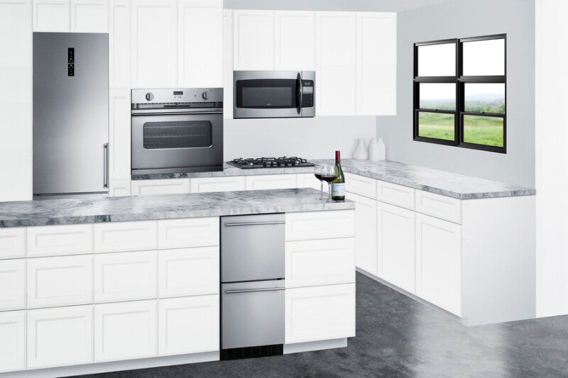 15" Wide 2-drawer All-refrigerator, ADA Compliant - (ASDR1524)