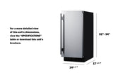 15" Wide Built-in All-refrigerator, ADA Compliant - (ASDS1523)