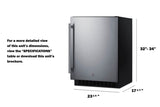 24" Wide Built-in All-refrigerator, ADA Compliant - (ASDS2413)