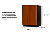 24" Wide Built-in All-refrigerator, ADA Compliant (panel Not Included) - (ASDS2413IF)