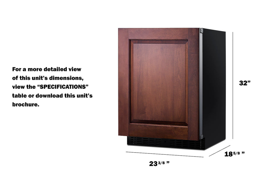 24" Built-In All-Refrigerator, ADA Compliant - (ASDS2413IFLHD)