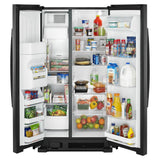 33-inch Side-by-Side Refrigerator with Dual Pad External Ice and Water Dispenser - (ASI2175GRB)