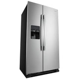 36-inch Side-by-Side Refrigerator with Dual Pad External Ice and Water Dispenser - (ASI2575GRS)