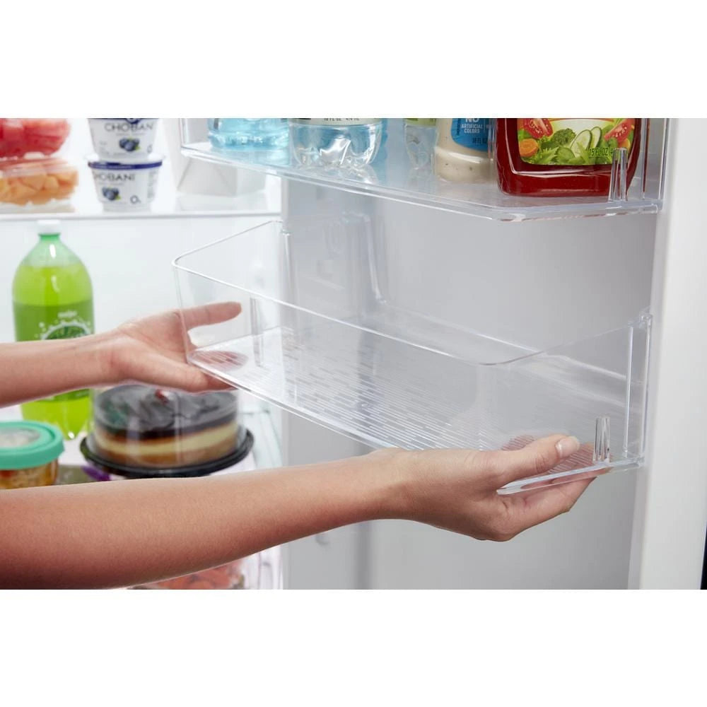 36-inch Side-by-Side Refrigerator with Dual Pad External Ice and Water Dispenser - (ASI2575GRS)