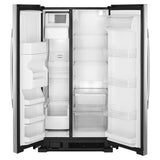 36-inch Side-by-Side Refrigerator with Dual Pad External Ice and Water Dispenser - (ASI2575GRS)