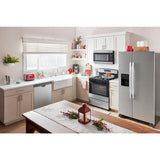 36-inch Side-by-Side Refrigerator with Dual Pad External Ice and Water Dispenser - (ASI2575GRS)