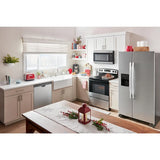 36-inch Side-by-Side Refrigerator with Dual Pad External Ice and Water Dispenser - (ASI2575GRS)