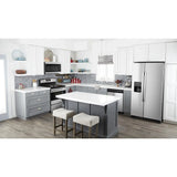 36-inch Side-by-Side Refrigerator with Dual Pad External Ice and Water Dispenser - (ASI2575GRS)