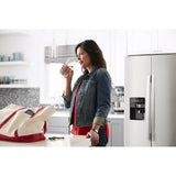 36-inch Side-by-Side Refrigerator with Dual Pad External Ice and Water Dispenser - (ASI2575GRS)