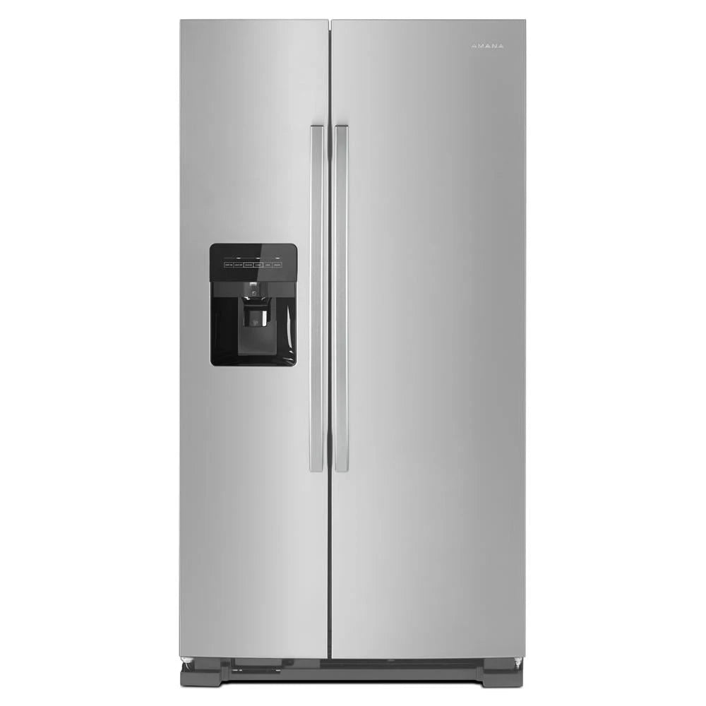 36-inch Side-by-Side Refrigerator with Dual Pad External Ice and Water Dispenser - (ASI2575GRS)