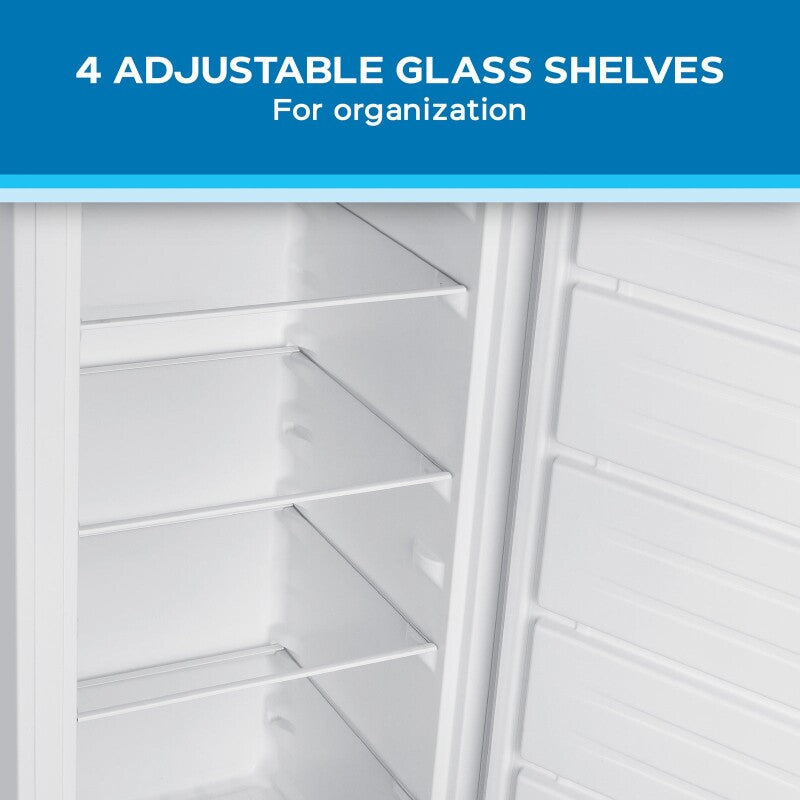 MAXX Insulation Garage Ready 17 cu. ft. Frost Free Convertible Upright Freezer/Refrigerator E-STAR - (AV170VFLJM0W) - AVANTI
