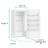 MAXX Insulation Garage Ready 17 cu. ft. Frost Free Convertible Upright Freezer/Refrigerator E-STAR - (AV170VFLJM0W) - AVANTI