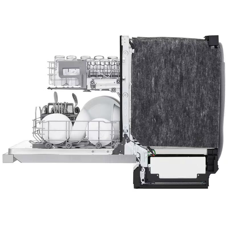 LG ADFD5448AT 24 in. Front Control Smart Dishwasher with 48 dBa Sound Level & Pocket - Stainless Steel