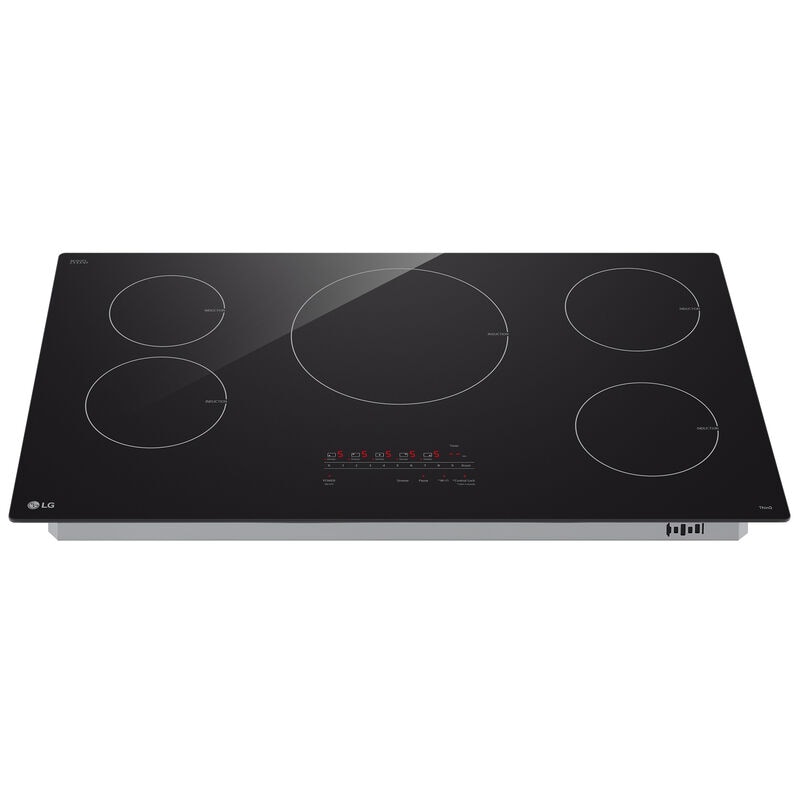 LG CBIH3613BE 36 in. 5-Burner Smart Induction Cooktop with Simmer Burner & Power Burner - Black