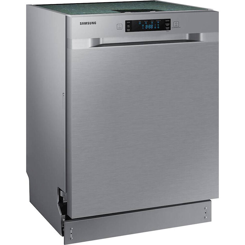 Samsung 24 in. Front Control Dishwasher with 52 dBa Sound Level & Pocket - Stainless Steel