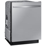 Samsung DW80CG5451SR 24 in. Top Control Smart Dishwasher with 46 dBa Sound Level & 3rd-Rack - Stainless Steel