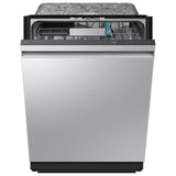 Samsung DW90F89T0USR Bespoke 24 in. Top Control Smart Dishwasher with 38 dBA Sound Level, 3rd-Rack, Smart Dry with AutoRelease Door & Pocket Handle - Fingerprint Resistant Stainless Steel