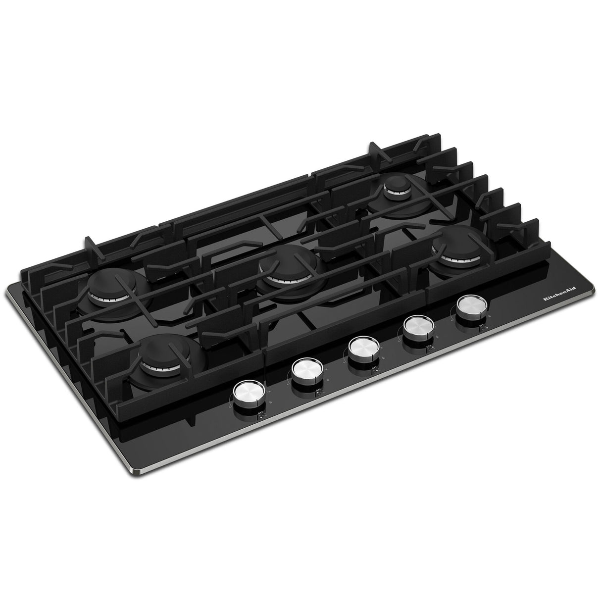 KitchenAid KCGG536PBL 36 Inch Gas Cooktop, product view 1
