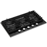 KitchenAid KCGG536PBL 36 Inch Gas Cooktop, product view 1