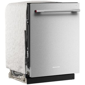 KitchenAid KDTS224SPS 24" Full Console Built-In Dishwasher in PrintShield Finish