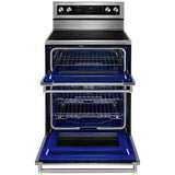 KitchenAid KFED500ESS 30" 6.7 cu. ft. Freestanding Double Oven Electric Range in Stainless Steel