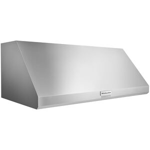 KitchenAid 48 in. Ducted Canopy Pro Style Style Range Hood with 4 Fan Speeds & 4 LED Lights - Stainless Steel