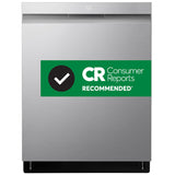 LG LDPH5554S 24 in. Top Control Smart Dishwasher with 46 dBa Sound Level, 3rd-Rack, Dynamic Heat Dry & Pocket - PrintProof Stainless Steel