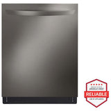 LG LDTH7972D 24 in. Top Control Smart Dishwasher with 42 dBa Sound Level & 3rd-Rack - Black Stainless