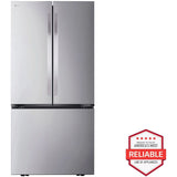 LG LF21G6200S 33 in. 20.8 cu. ft. Smart Counter Depth French Door Refrigerator with Ice Maker - PrintProof Stainless Steel