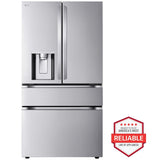 LG LF25G8330S 36 in. 24.5 cu. ft. Smart Counter Depth 4-Door French Door Refrigerator with Ice & Water Dispenser - PrintProof Stainless Steel