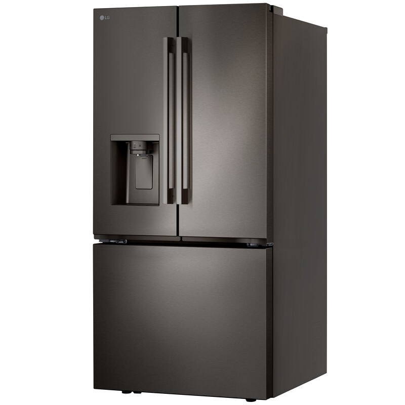LG LF25H6330D 33 in. 24.5 cu. ft. Smart French Door Refrigerator with Ice & Water Dispenser - PrintProof Black Stainless Steel