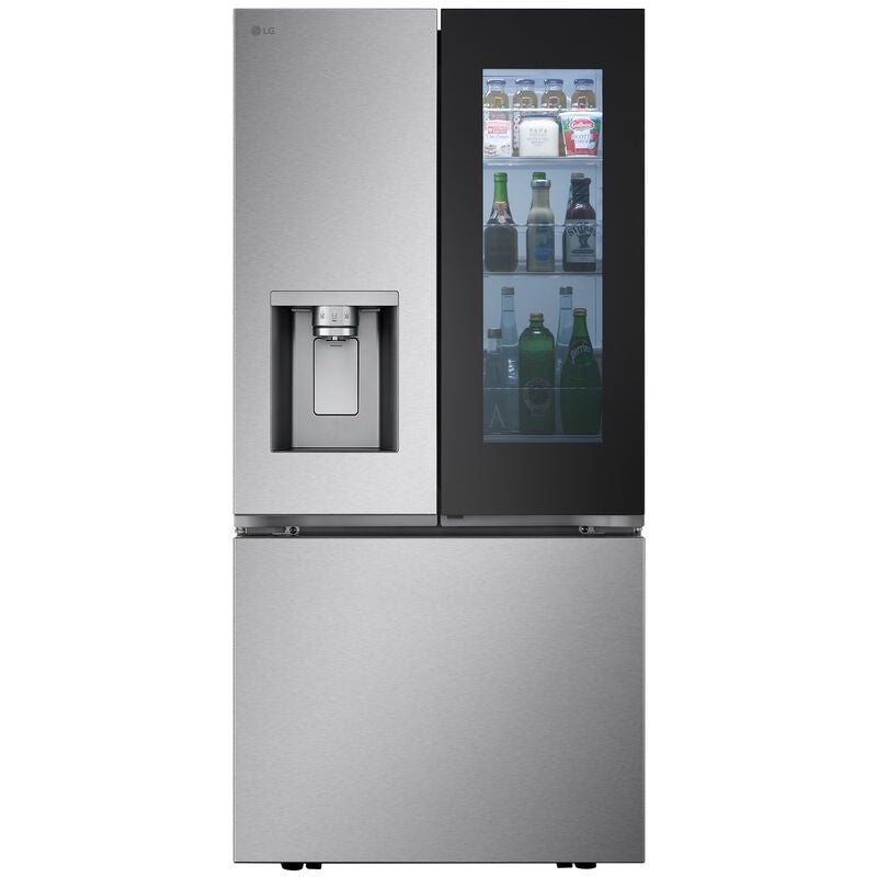 LG LF25S6560S 33 in. 24.5 cu. ft. Smart French Door Refrigerator with Ice & Water Dispenser - PrintProof Stainless Steel