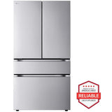 LG LF26C8210S 36 in. 25.5 cu. ft. Smart Counter Depth 4-Door French Door Refrigerator with Internal Water Dispenser - PrintProof Stainless Steel