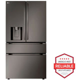LG LF29H8330D 36 in. 28.6 cu. ft. Smart 4-Door French Door Refrigerator with Ice & Water Dispenser - PrintProof Black Stainless Steel