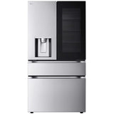 LG LF29S8365S 36 in. 28.6 cu. ft. Smart 4-Door French Door Refrigerator with MyColor InstaView, Ice & Water Dispenser - PrintProof Stainless Steel