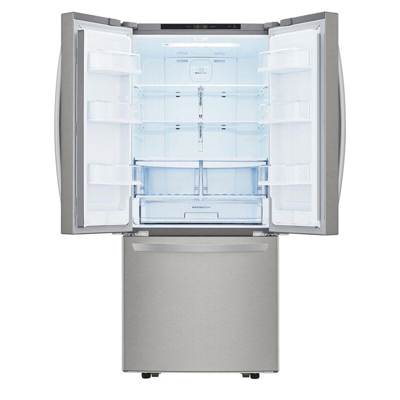 LG LFCS22520S 30 in. 21.8 cu. ft. French Door Refrigerator with Ice Maker - Stainless Steel