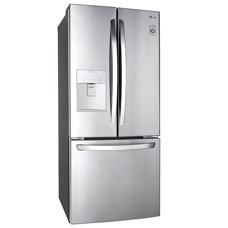 LG LFDS22520S 30 in. 21.8 cu. ft. French Door Refrigerator with Ice & Water Dispenser - Stainless Steel