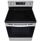 LG LREL6321S 30 in. 6.3 cu. ft. Smart Electric Range with Radiant Burners - Stainless Steel