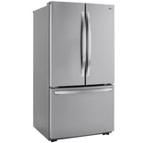 LG LRFCS29D6S 36 in. 28.7 cu. ft. Smart French Door Refrigerator with Ice Maker - Stainless Steel