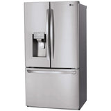 LG LRFS28XBS 36 in. 27.7 cu. ft. Smart French Door Refrigerator with Ice & Water Dispenser - PrintProof Stainless Steel