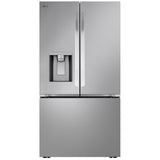 LG LRRXC2606S 36 in. 25.5 cu. ft. Smart Counter Depth French Door Refrigerator with Ice & Water Dispenser - PrintProof Stainless Steel