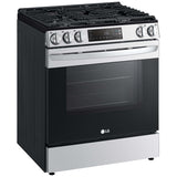 LG LSGL5831F 30 in. 5.8 cu. ft. Smart Slide-In Gas Range with 5 Sealed Burners - PrintProof Stainless Steel